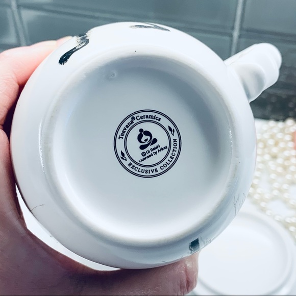 Teavana Capuchin Monkey Ceramic Porcelain Tea Mug - Picture 3 of 12